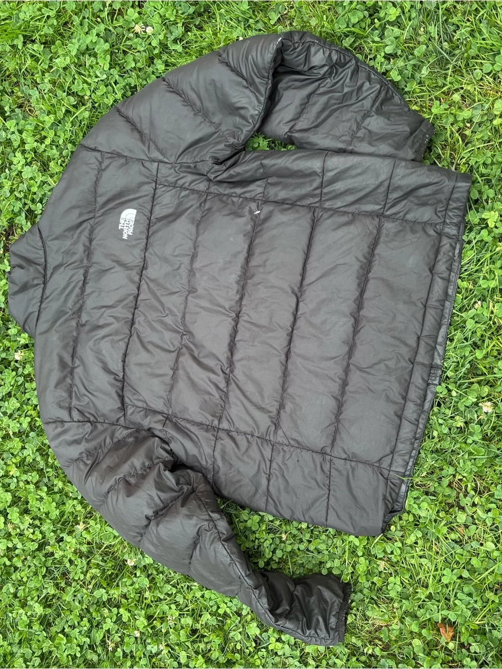 The North Face Men’s Dark Gray Quilted Puffer Jacket